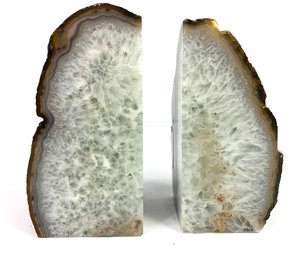 Pair Of Geode Bookends