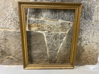 Large Bronze Colored Wooden Frame