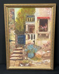 Vivid Impressionist Oil Painting Signed Franke?