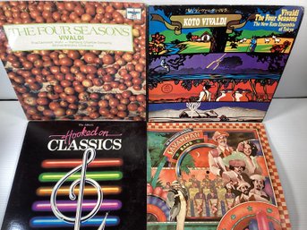 The Four Seasons (2) Hooked On Classics &  The Savannah Band Record Lot