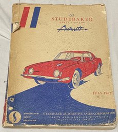 1963 Studebaker Avanti Parts Catalog