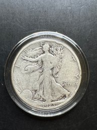 1923-S Walking Liberty Silver Half Dollar