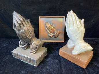 3 Piece Atlantic Mold Praying Hands Collection