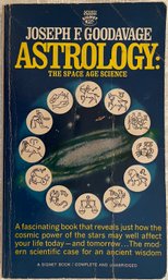 Vintage 1966 Astrology The Space Age Science - Joseph F Goodavage (signed By Author) - Zodiac - Power Of Stars