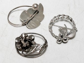 Sterling Silver Pins