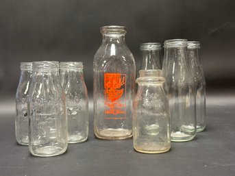 An Assortment Of Vintage Milk Bottles #2