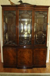 Amazing Mahogany Glass Front China Cabinet