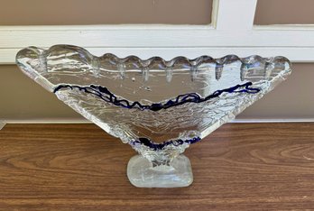 Crystal Hurricane 9 Candlestick Holder