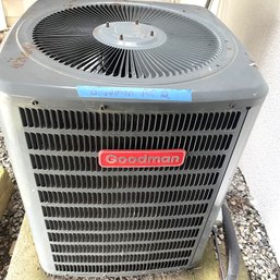 A Goodman 2.5 Ton HVAC Condensing Unit