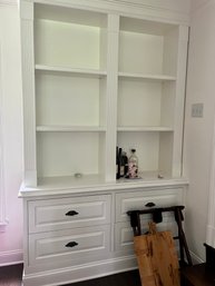 A Stand Alone Custom Built In Shelving Unit - Family Room