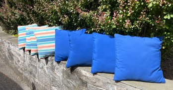 8pc Set Of Outdoor Accent Pillows