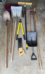 Ten Miscellaneous Garden Tools