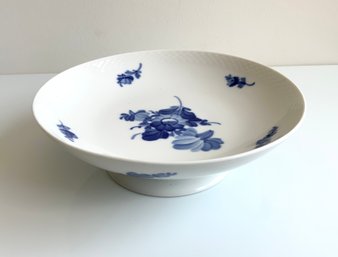 Royal Copenhagen Blue Flowers Pedestal Bowl