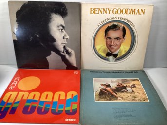 Johnny Mathis, Benny Goodman, Rodos, Stillness/Sergio Mendez & Brazil Record Lot