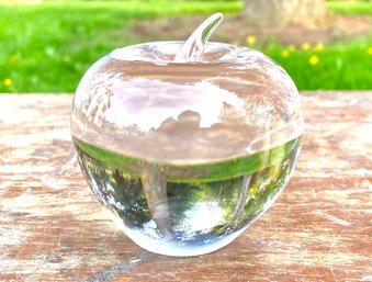 A Tiffany Apple Paperweight