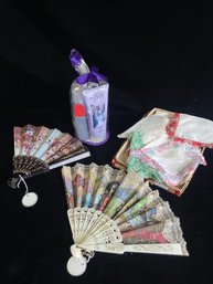 Folding Fans And Handkerchiefs