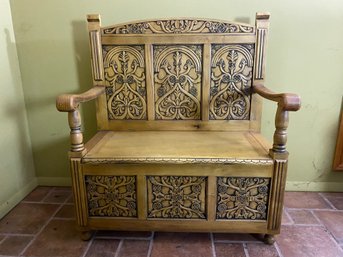 Acuff Solid Wood Storage Bench