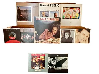 80s Vinyl Assortment Of LP And 45s