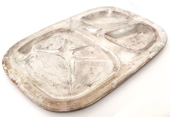 A Large Mexican Polished Alloy Serving Platter