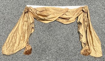 A Pair Of Elaborately Folded Valences