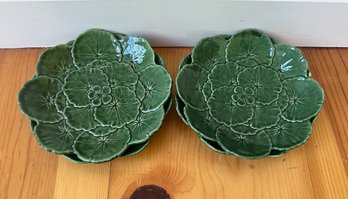 Portuguese Geranium Leaf Plates (4)