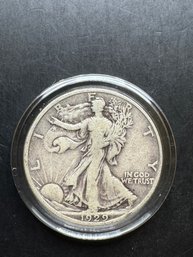 1929-D Walking Liberty Silver Half Dollar