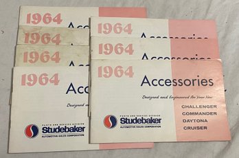Six 1964 Studebaker Accessories Booklets