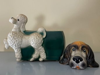 Ceramic Dog Decor