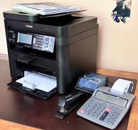 A Canon Printer And Other Office Accoutrements