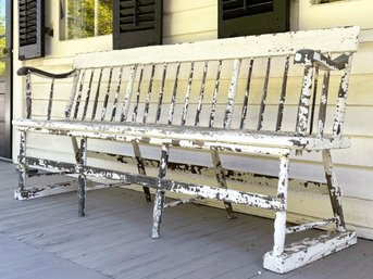 A Rustic 19th Century Parson's Bench