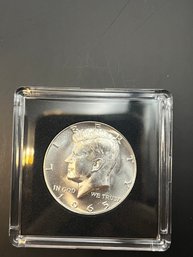 1965 Uncirculated 40 Silver Kennedy Half Dollar