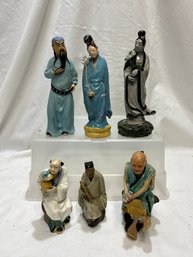 Chinese Ceramic Mudmen & Figurines