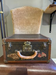 Vintage Louis Vuitton Authentic Train Travel Case