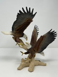 Lenox Challenge Of The Eagles Porcelain Figurine