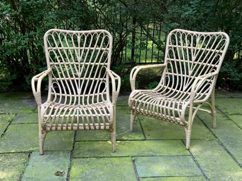 A Wonderful Pair Of Tahiti Garden Chairs By Found & Fable