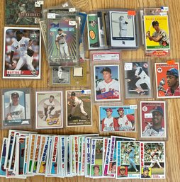 Lot Of Assorted Baseball Cards Rocky Colavito, Pedro Martinez Others In Plastic A Partial Topps 1984 Cards