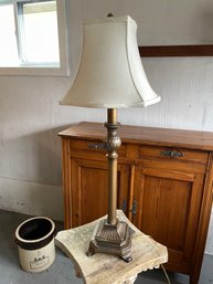 1980 Solid Brass Table Lamp