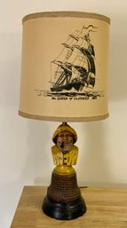 Vintage Nautical Sea Captain Table Lamp (T)