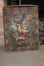 Copper Bronze Relief Sculpture 19.5 By 27