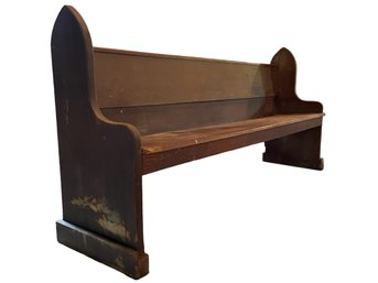 Antique Church Pew