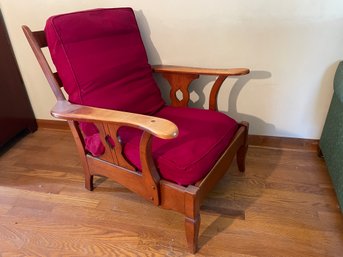 Vintage Maple Lounge Chair.