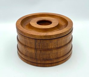 Mid Century Dansk Teak Ice Bucket By Jens Quistgaard