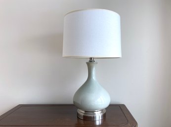 Modern Lantern Bartlett Spa On Nickel Cordless Lamp
