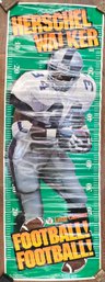 1996 Herschel Walker Football Little Caesars Ad Poster
