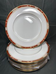 12 Dinner Plates Royal Doulton Sandon H5172  English Fine Bone China 10.75'