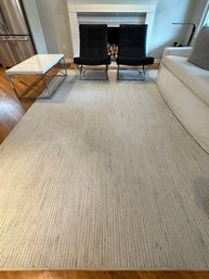 Two Tone Melange Style Carpet 9 X 12 (LOC: W1)