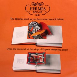 Absolutely Incredible $225 HERMES - PARIS - Popup Book - Detailed Complications MUST SEE ! - Out Of Print