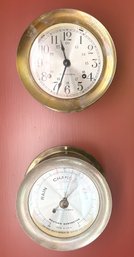 Seth Thomas Wall Clock & Weather Barometer