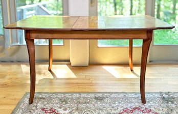 An Antique Hickory Extendable Dining Table, 1940's, French Provincial Style