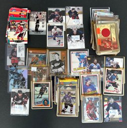 Large Lot VTG  Individual Assorted NHL Hockey Player Cards Some Encased Steve Yzerman, Gretzky, Others